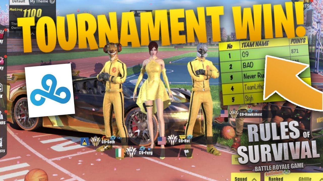 CLOUD 9 ВЫИГРАЙТЕ ЕЩЁ ОДИН ТУРНИР! Монтаж (Hawksnest iFerg Seth Hot) Rules Of Survival ROS Mobile