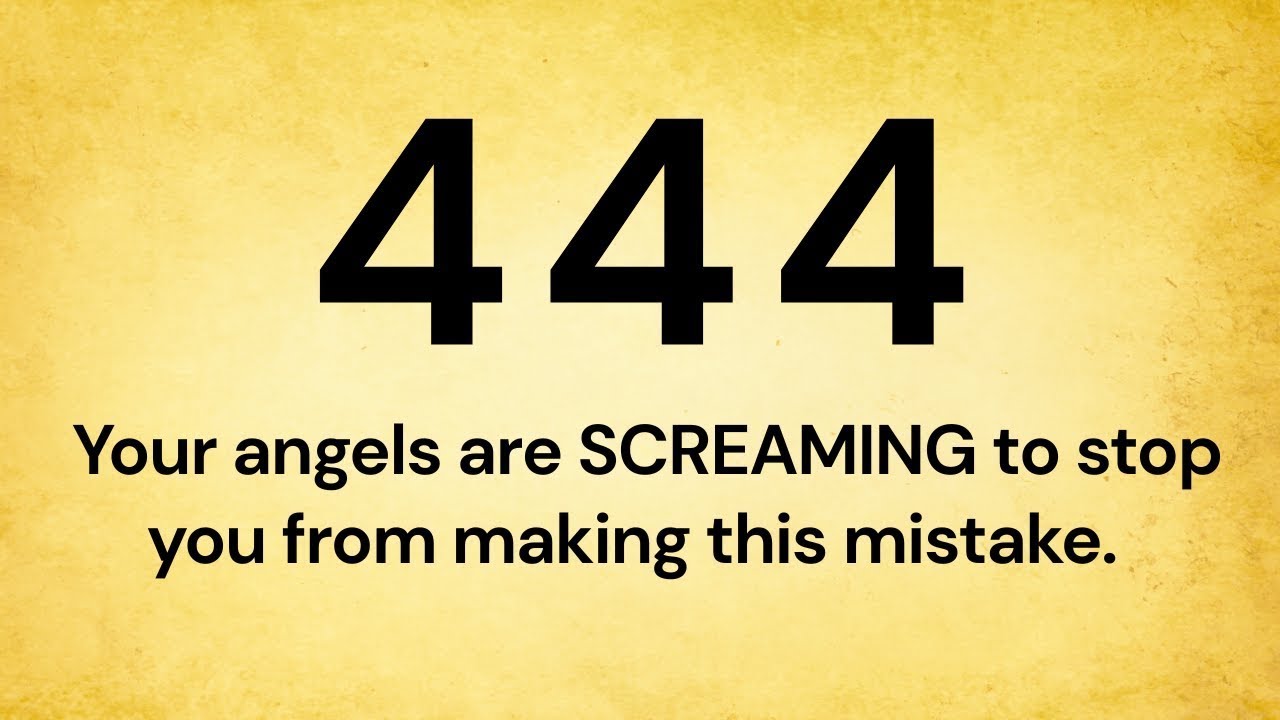 🕊️444 Your angels are SCREAMING to stop you from making this mistake | Gods Message Today