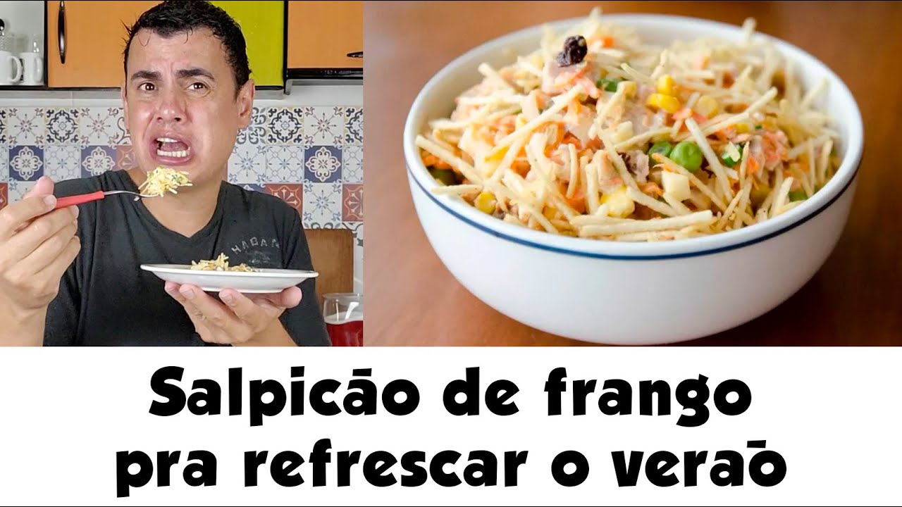 SALPICÃO DE FRANGO PARA O VERÃO - Fubá online