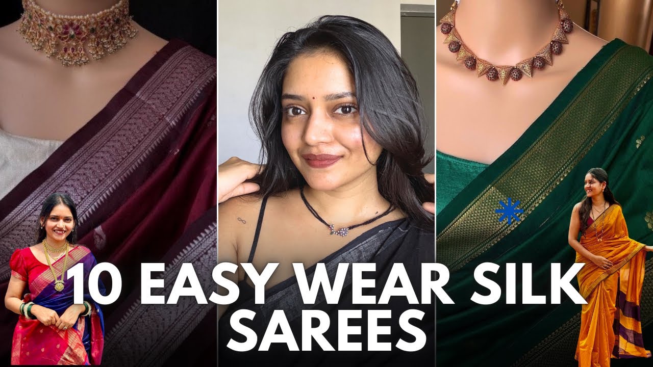 MAHESHWARI SILK SAREES 🛍️| lightweight🥰 Traditional sarees❤️￼