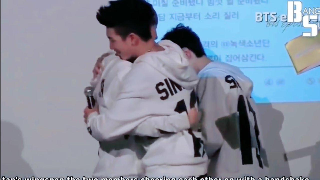 NamJin's precious hugs from their debut days not minding others 🐹🐨👨‍❤️‍💋‍👨