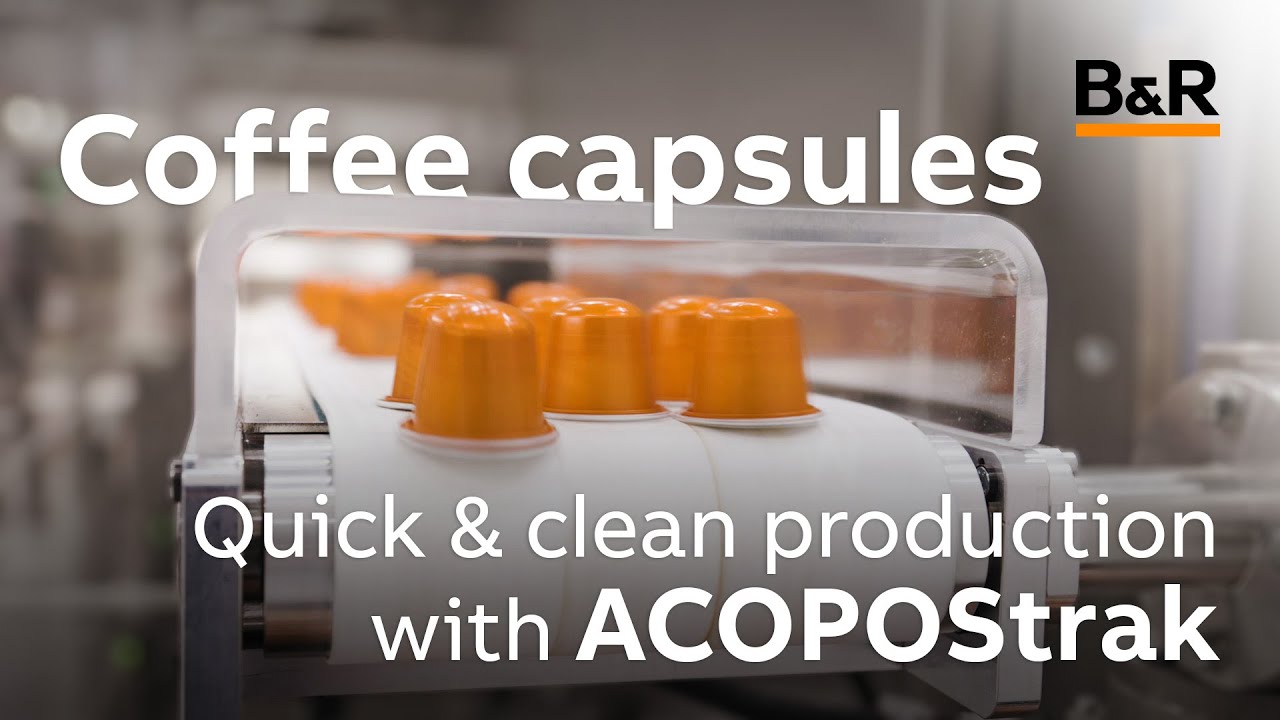 Sustainable and efficient coffee capsule production by IMA Coffee – automated by B&R