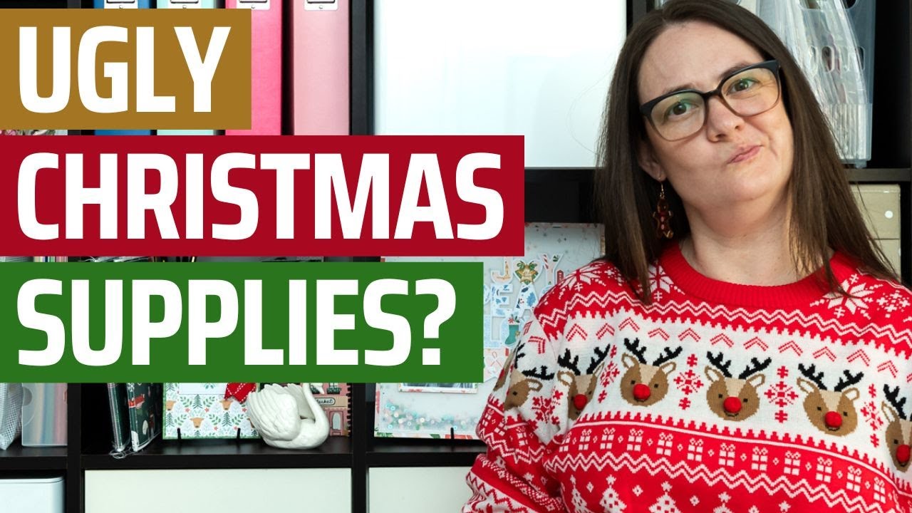 The GENIUS Way to use up an UGLY Christmas Paper Stash ✿ in 12 Days ✿ | Day 1