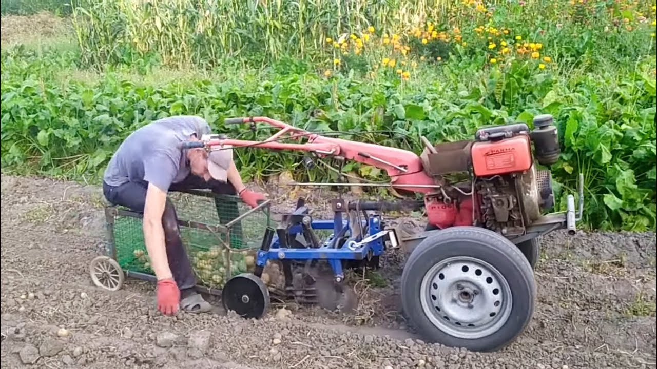Unique walk-behind tractors from different countries of the world, video selection