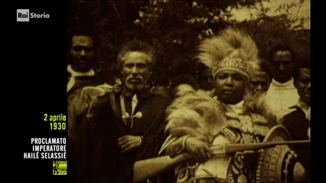 §.1/- (dittature & Storia) 02 aprile 1930 Etiopia: incoronazione imperatore Hailé Selassié