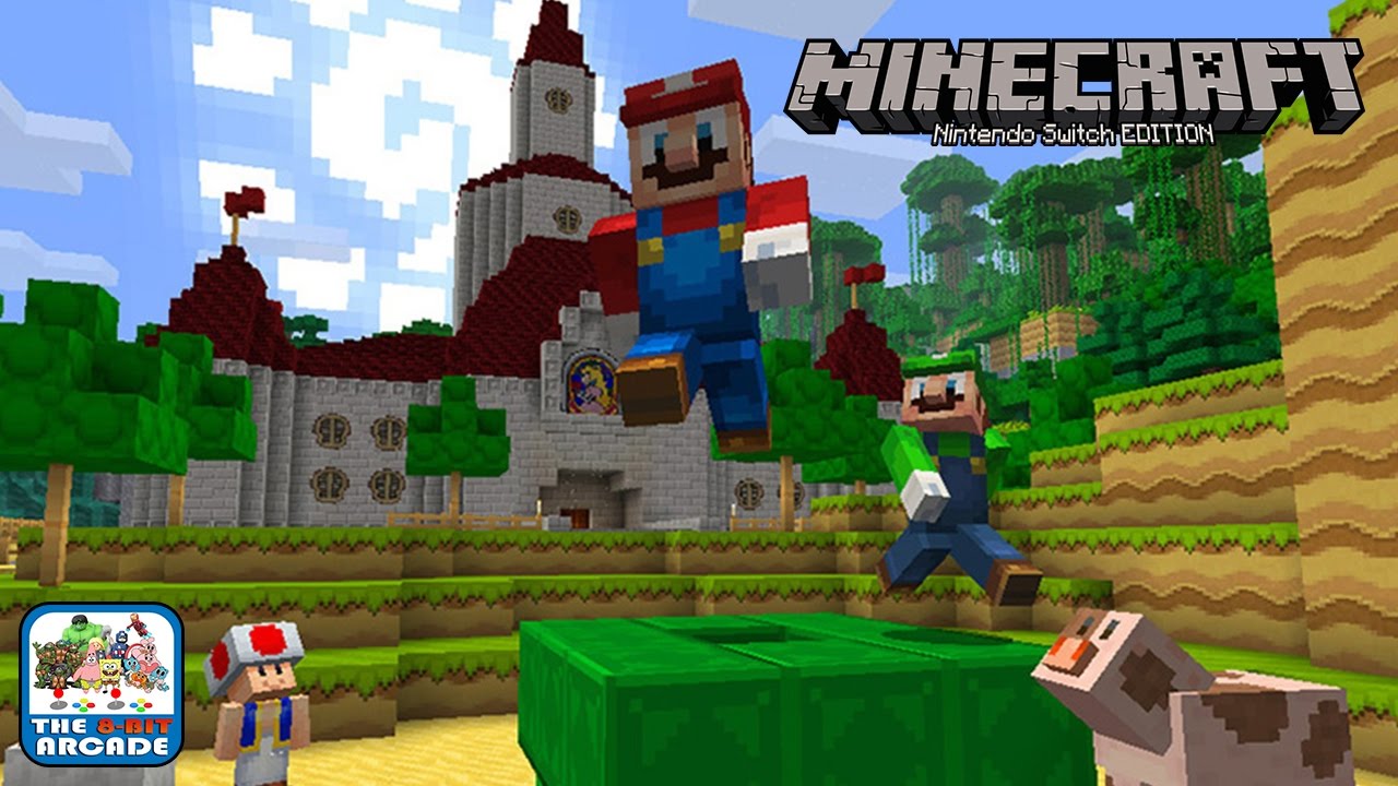 Minecraft: Nintendo Switch Edition - Super Mario Battle Arena (Nintendo Switch Gameplay)