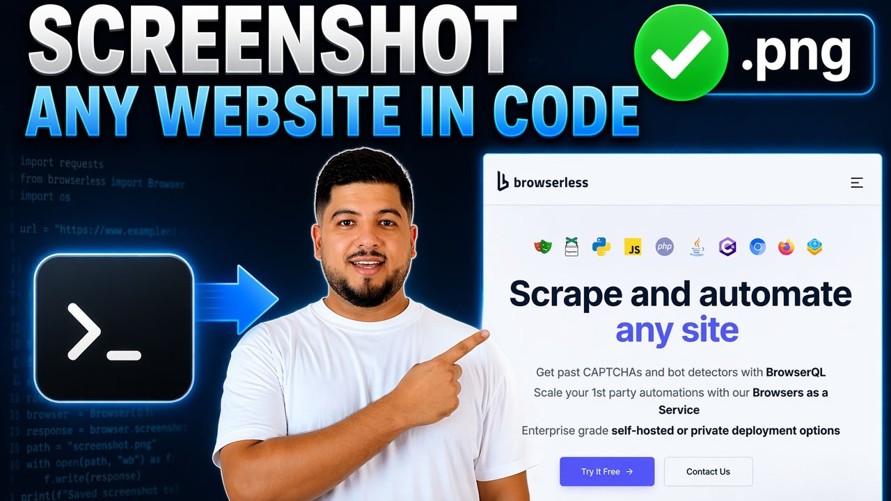 How to generate a Screenshot from any Website