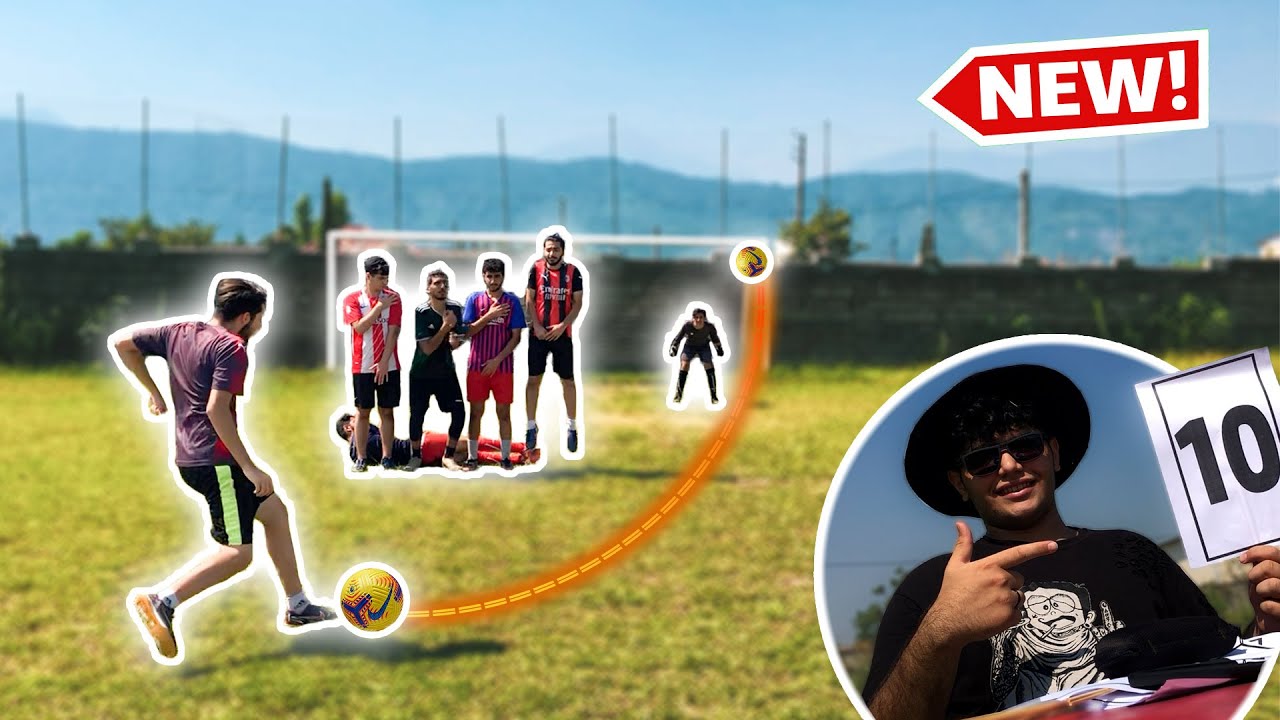 Free Kick Challenge | چالش فوتبالی ضربه ایستگاهی پارت 3🤩