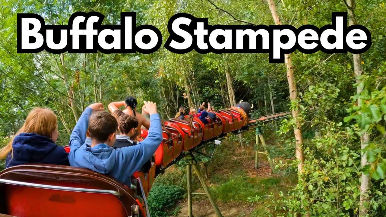 Buffalo Stampede 4K On Ride POV - Twinlakes Park