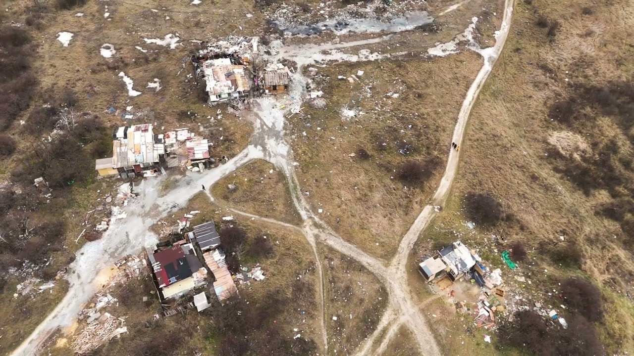 Rómska osada Košice-obec Ťahanovce  03/2025 (Na Demetri)  #gipsy #slum