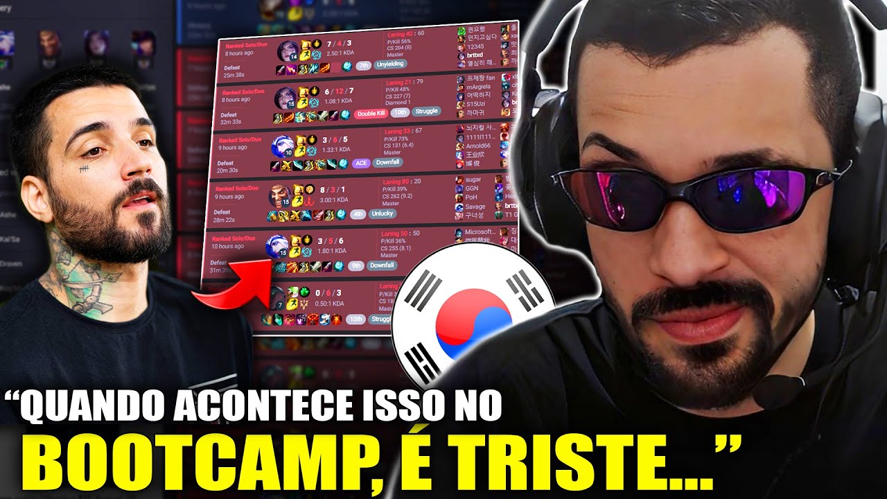 BrTT DROPOU! Dynquedo analisando perfil do BrTT e Buerinho na Coreia