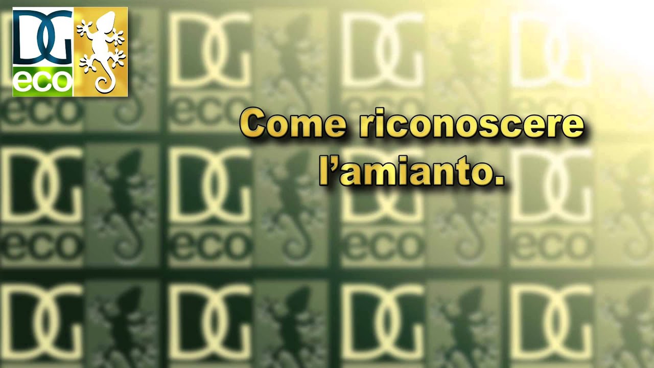 DGeco riconoscere amianto