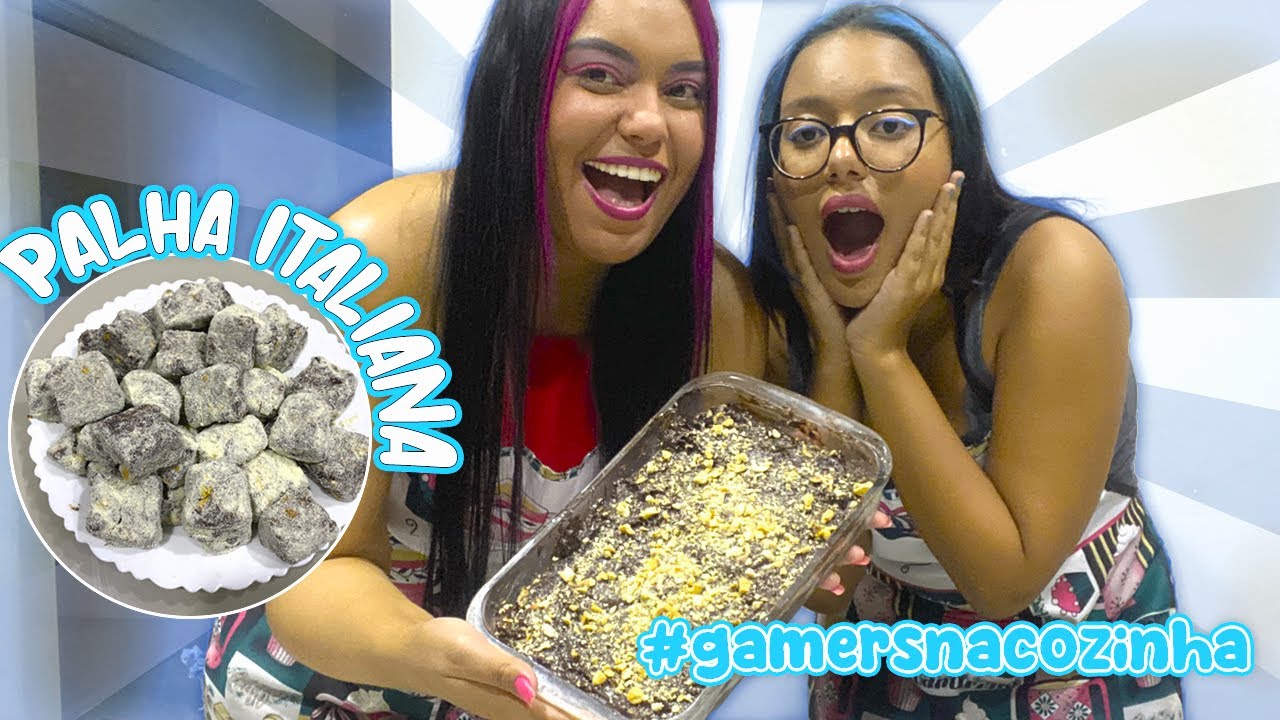 COMO FAZER PALHA ITALIANA!! #Gamersnacozinha