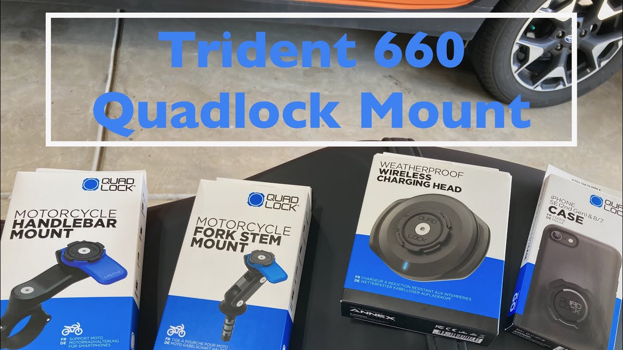 Quadlock on a Trident 660