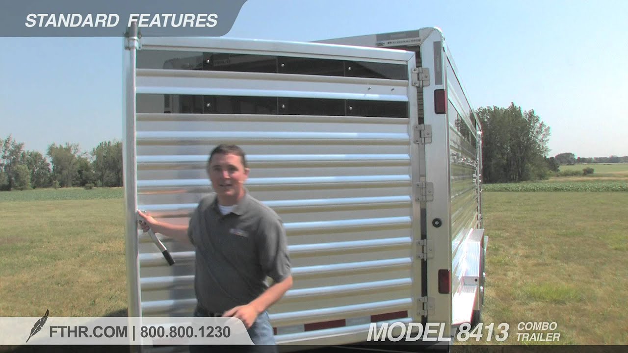 Horse & Livestock Trailer: Tour the Featherlite Model 8413 All-Aluminum Combo Trailer