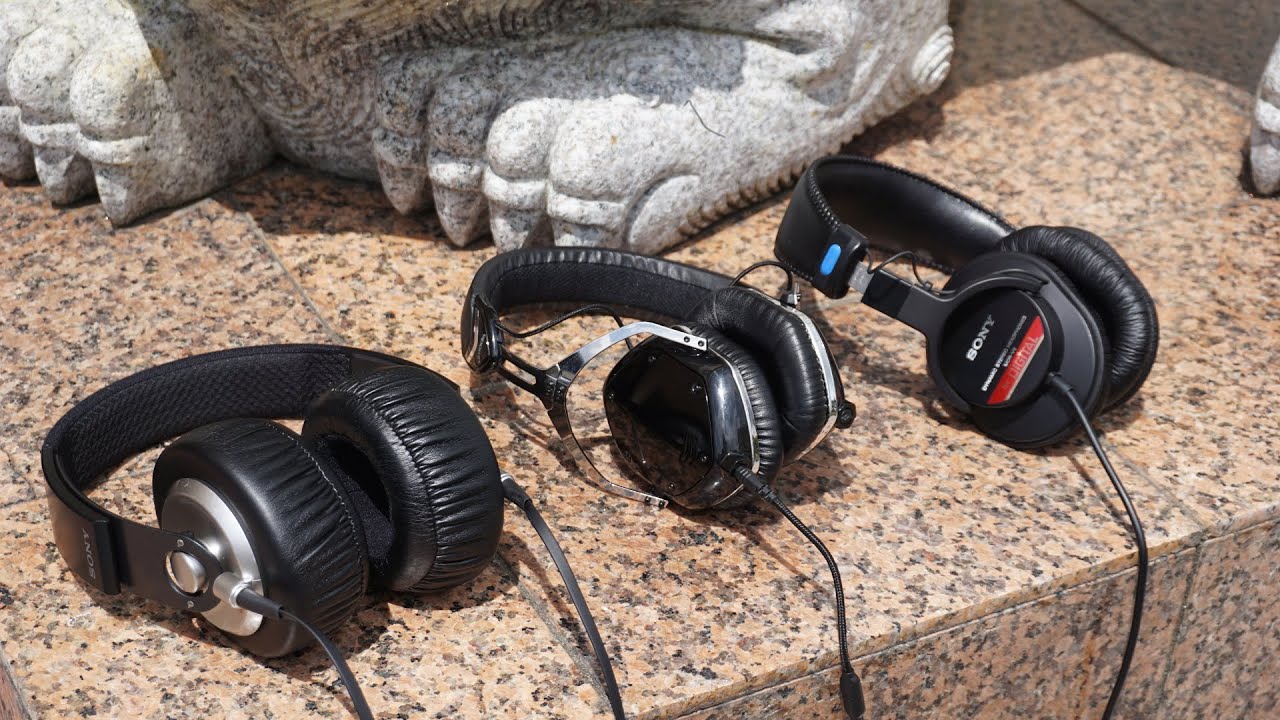 V-Moda M-100 vs Sony MDR-XB500 vs Sony MDR-V6