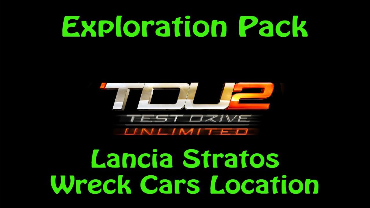 Test Drive Unlimited 2 Exploration Pack - All Lancia Stratos Wreck Cars Location