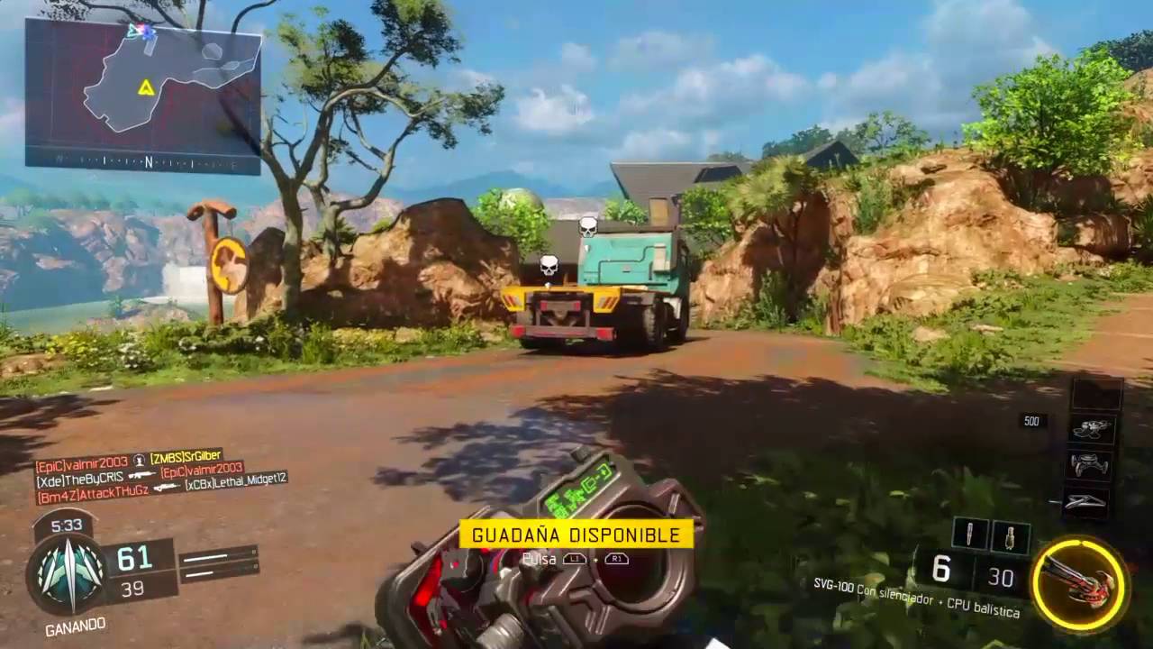 Partidaza con el francotirador !!! COD BO3