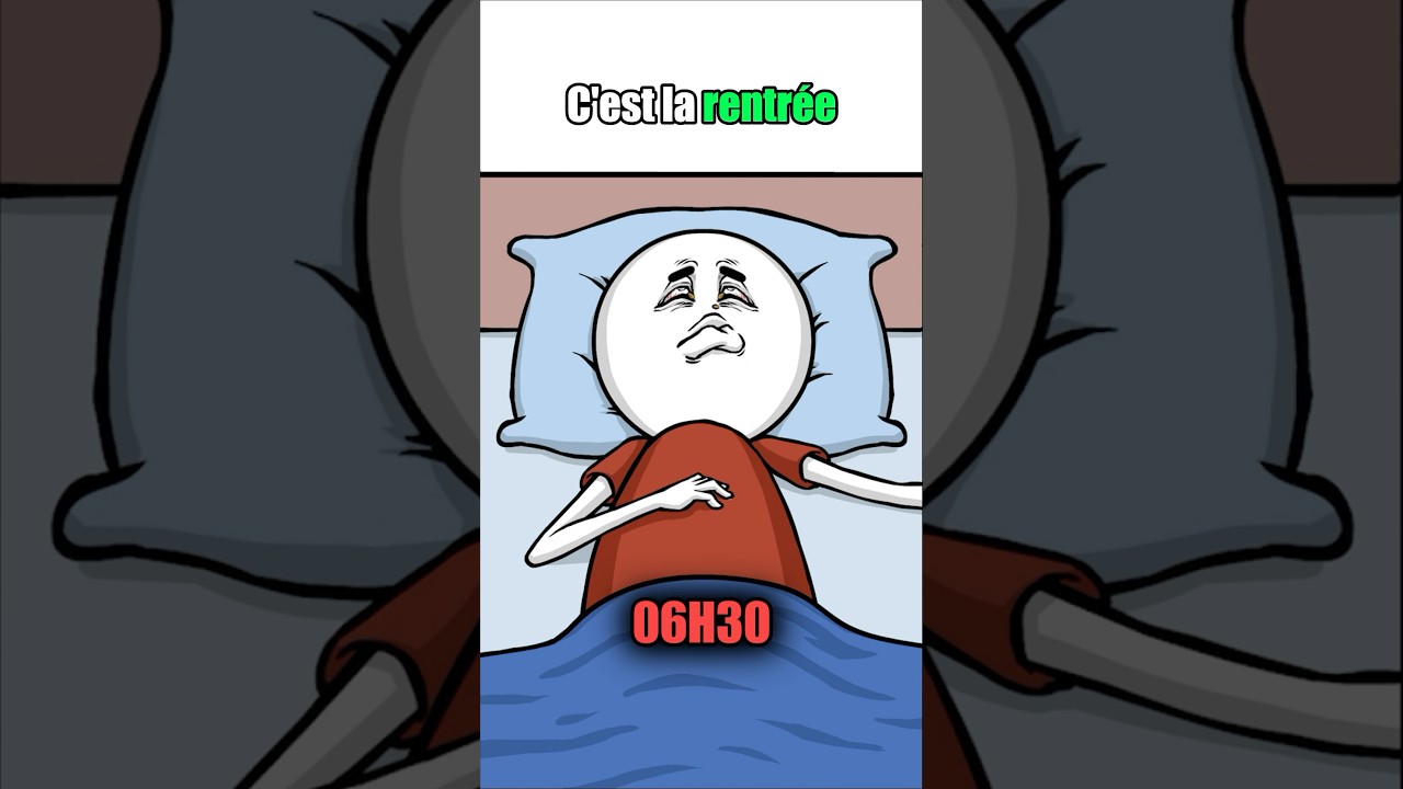 @LeH_duc - La veille de la rentr&eacute;e 😴 Prt 2 #shorts #animation #humour #drole #sketch