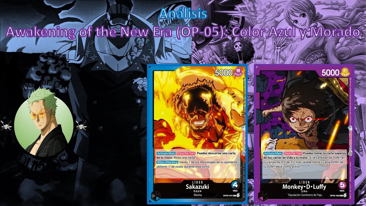 One Piece | Análisis | Awakening of the New Era (OP-05) | Color Azul | Color Morado