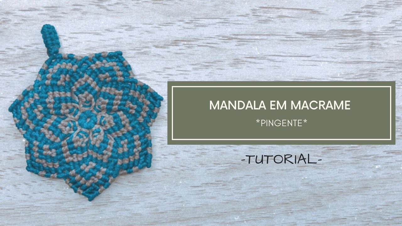 MANDALA - FLOR EM MACRAME PASSO A PASSO INTERMEDIÁRIO | VIAJ’ARTE TUTORIAIS