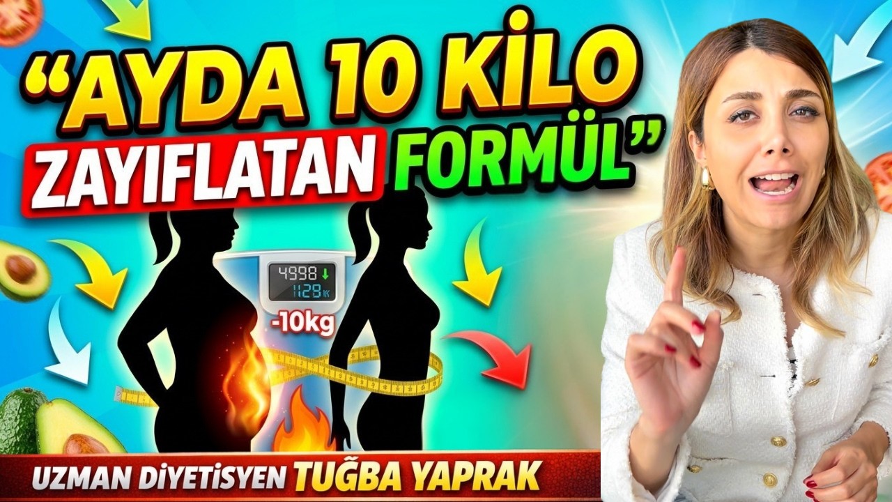 1 AYDA 10 KİLO NASIL VERİLİR? - 10 KİLO VERDİREN DİYET - DİYETİSYEN Tuğba Yaprak