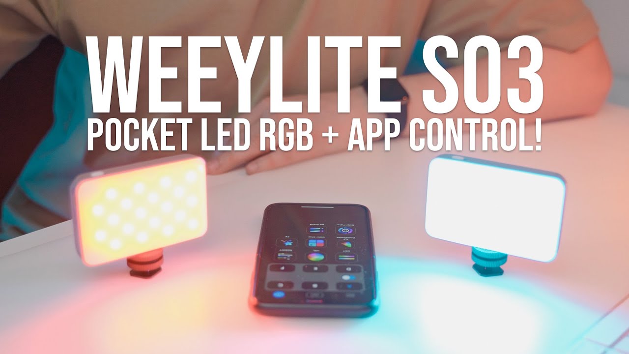 Viltrox Weeylite S03 - pocket LED RGB light with APP control! - Review