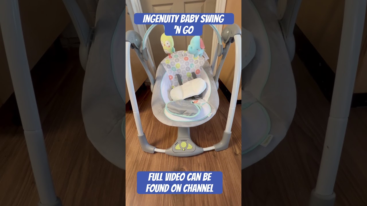 Ingenuity baby swing review #unboxing #review #baby #amazonfinds #momlife