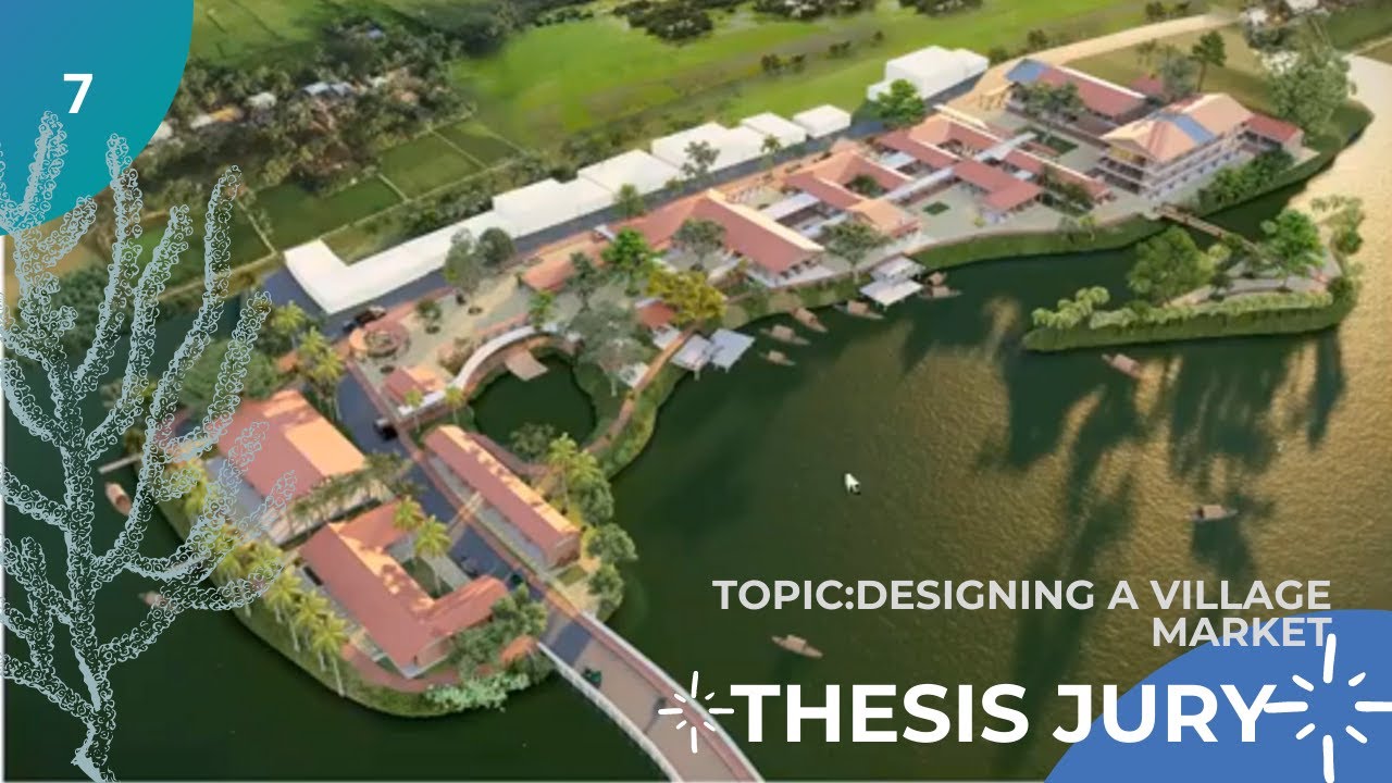 Thesis jury of designing a village market || AIUB || architecture Jury: 07