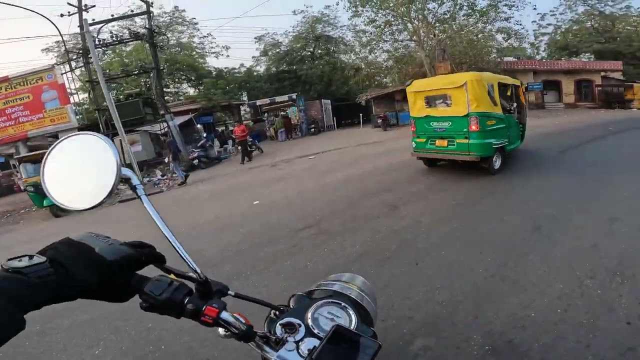 Leaving From Jodhpur to Jaisalmer at Dawn | Solo Motorcycle Ride