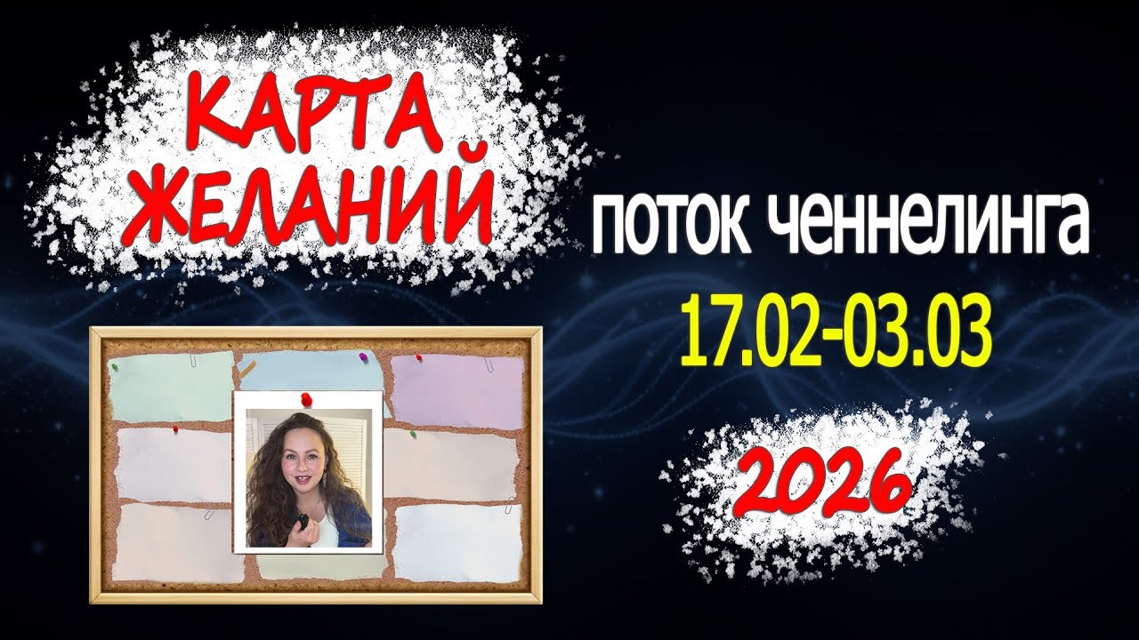 Карта желаний. Поток ченнелинга 17.02-03.03.2026