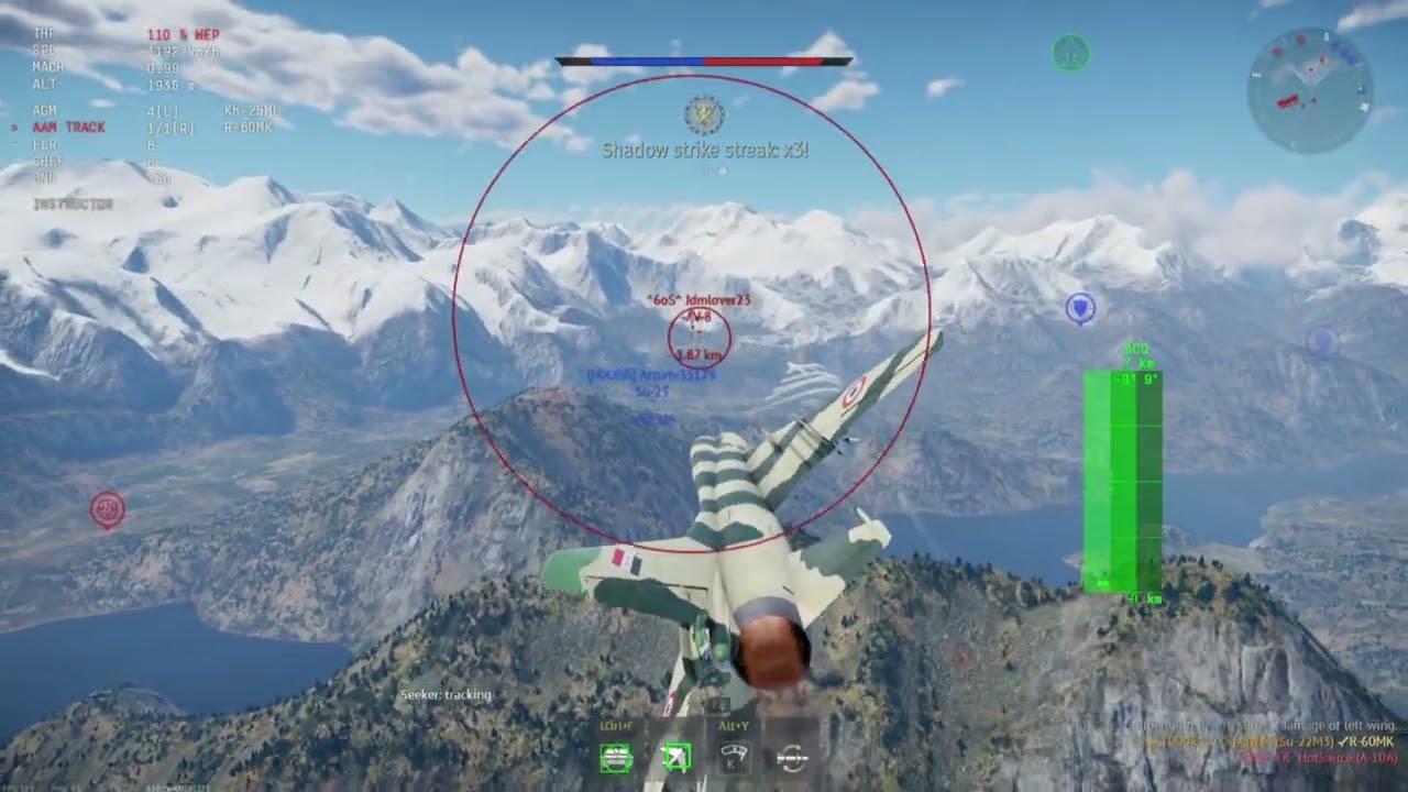 War Thunder Air Battles Foothill Map BR 11.7