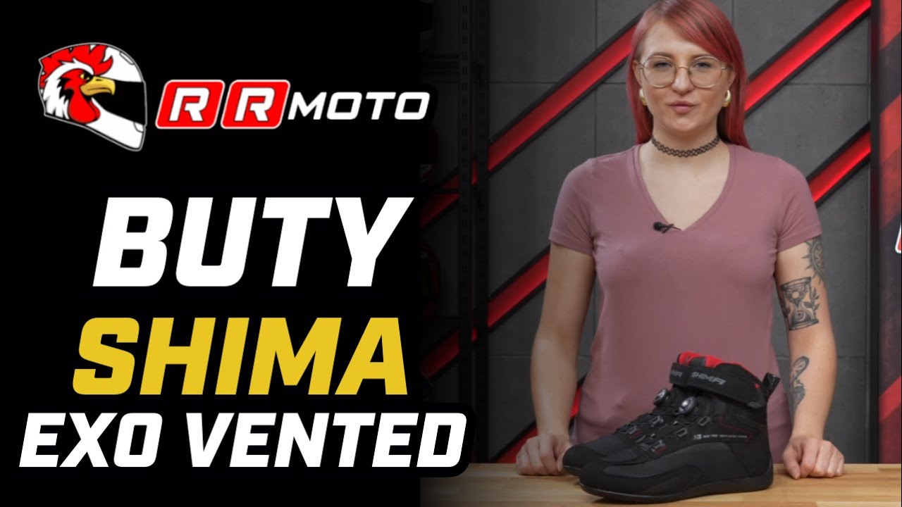 SHIMA EXO VENTED - krótkie buty motocyklowe