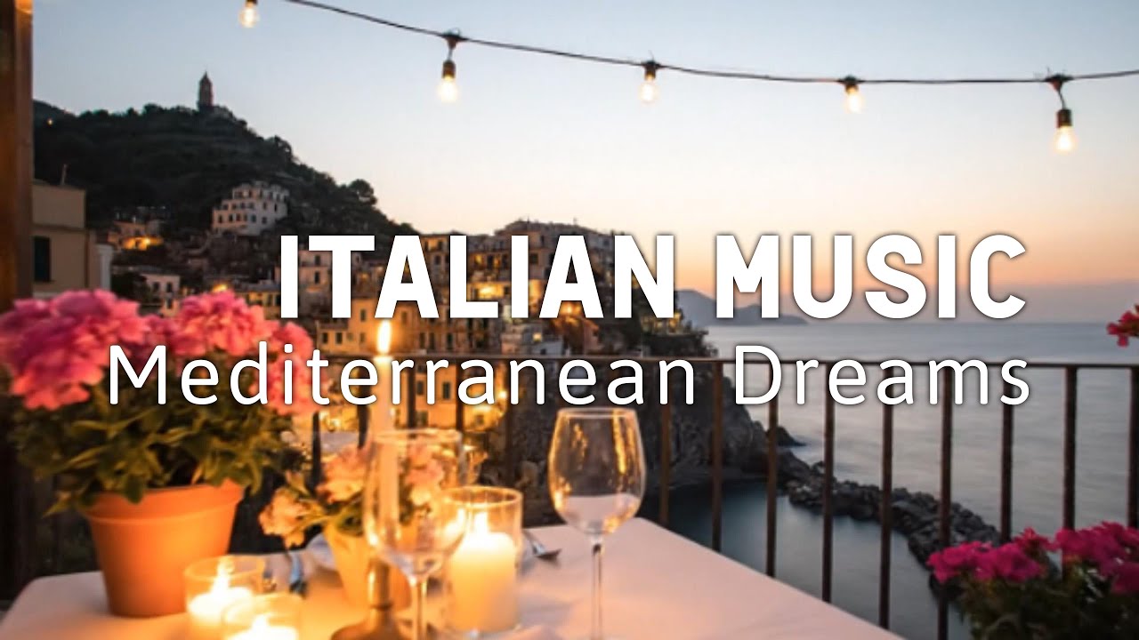 🎶 Italian Vibes & Mediterranean Music 🎶  2+ Hours Relaxing Amalfi & Lake Como 4k Scenic Journey