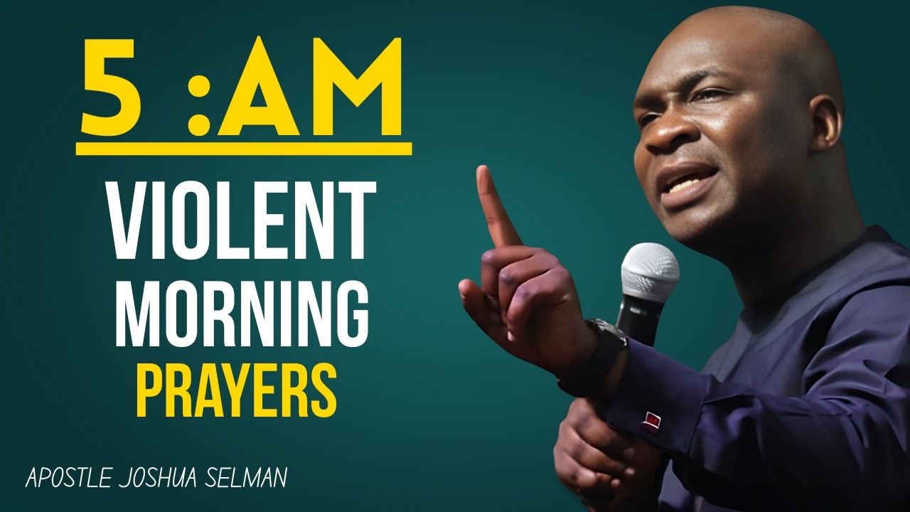5AM VIOLENT MORNING PRAYER THAT SHAKES HEAVEN AND DESTROYS EVERY DEMONIC AGENDA | APOSTLE JOSHUA