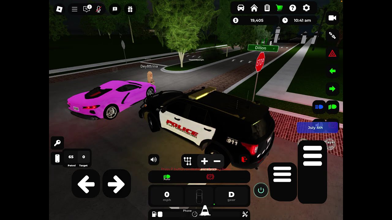 Police Officer in RC on Roblox!