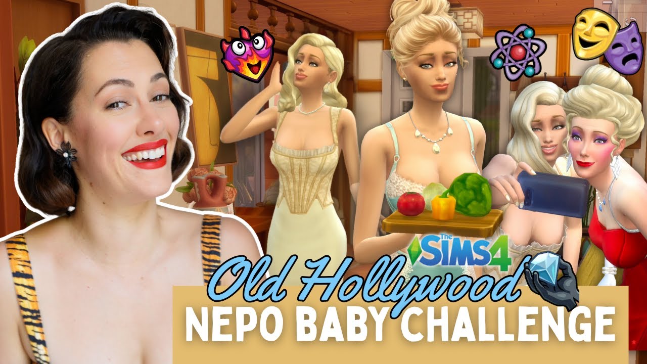 The Sims 4 but make it Old Hollywood