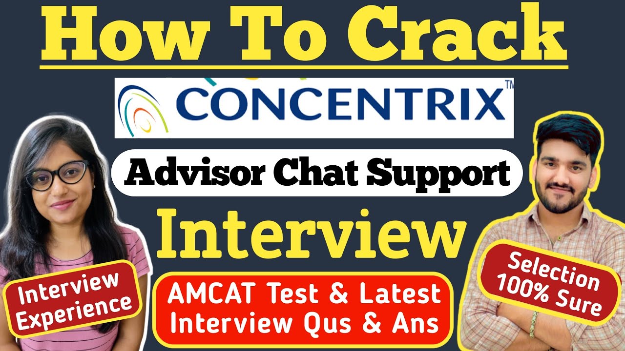 How To Crack Concentrix Chat Support Customer Support Interview ? Concentrix AMCAT Test & Interview