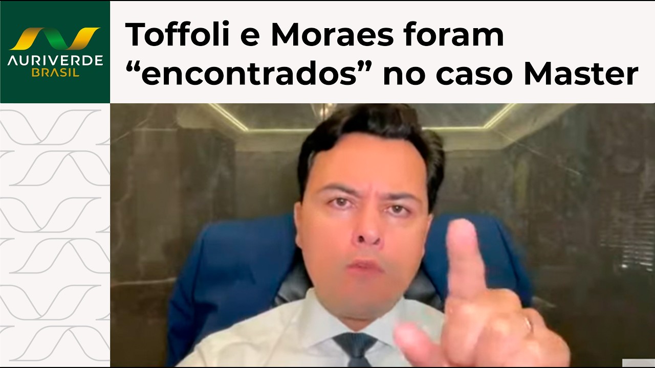 Toffoli e Moraes foram “encontrados” em meio à investigação do Master, diz Chiquini