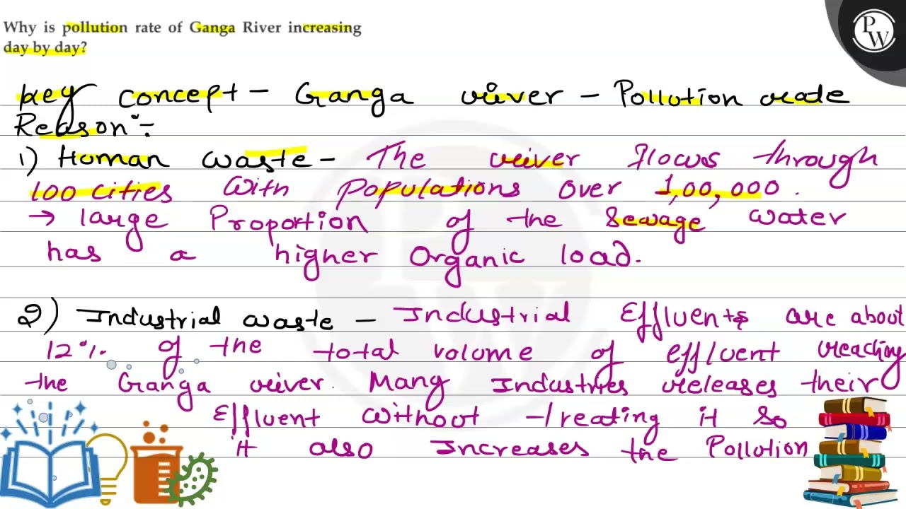 Why is pollution rate of Ganga River increasing day by day? key concept- Ganga wiver - Pollution...