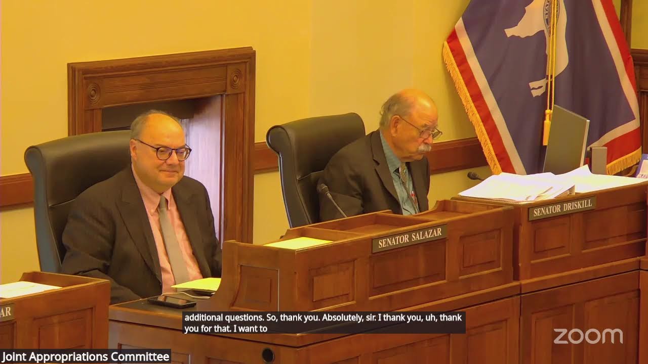 Joint Appropriations Committee, December 12, 2025