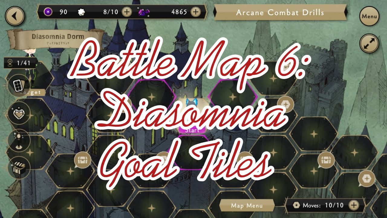 🪄💚 Twisted Wonderland NRC Arcane Drills with Vargas: Diasomnia Battle Map Goal Tiles 💚🪄