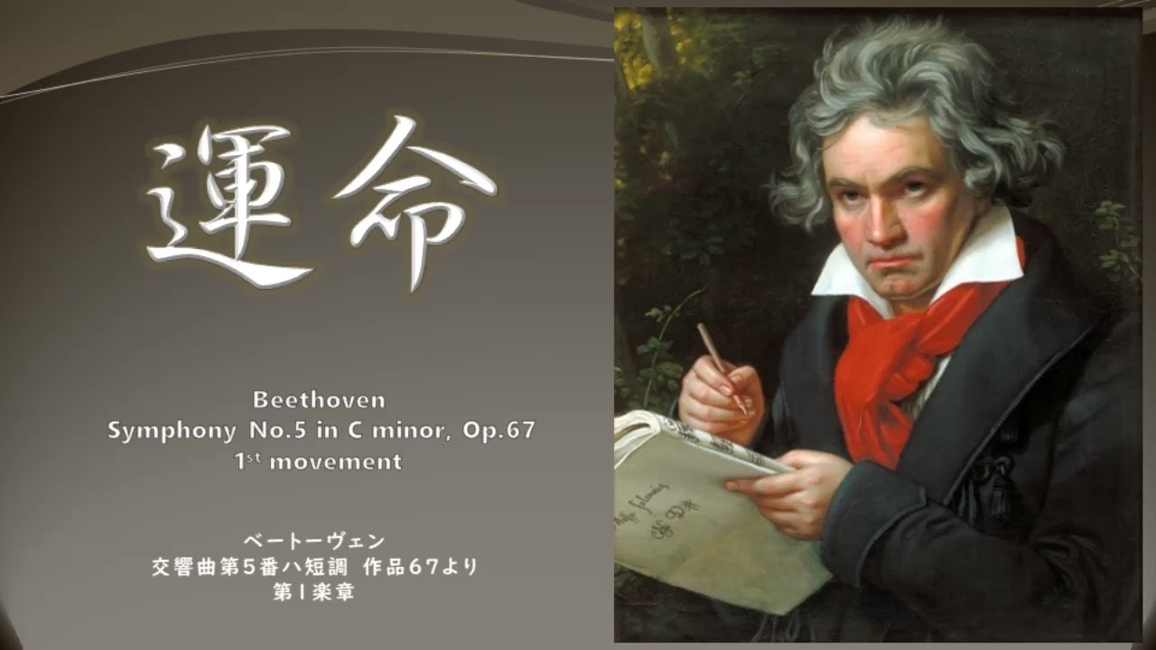 「運命」　ベートーベン交響曲第5番ハ短調作品67より第1楽章　