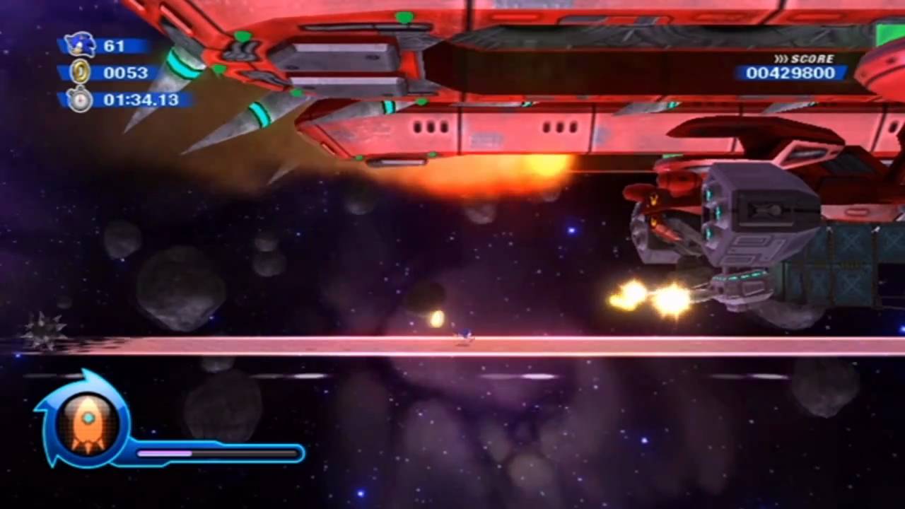 Sonic Colors - Asteroid Coaster: Boss [HD]