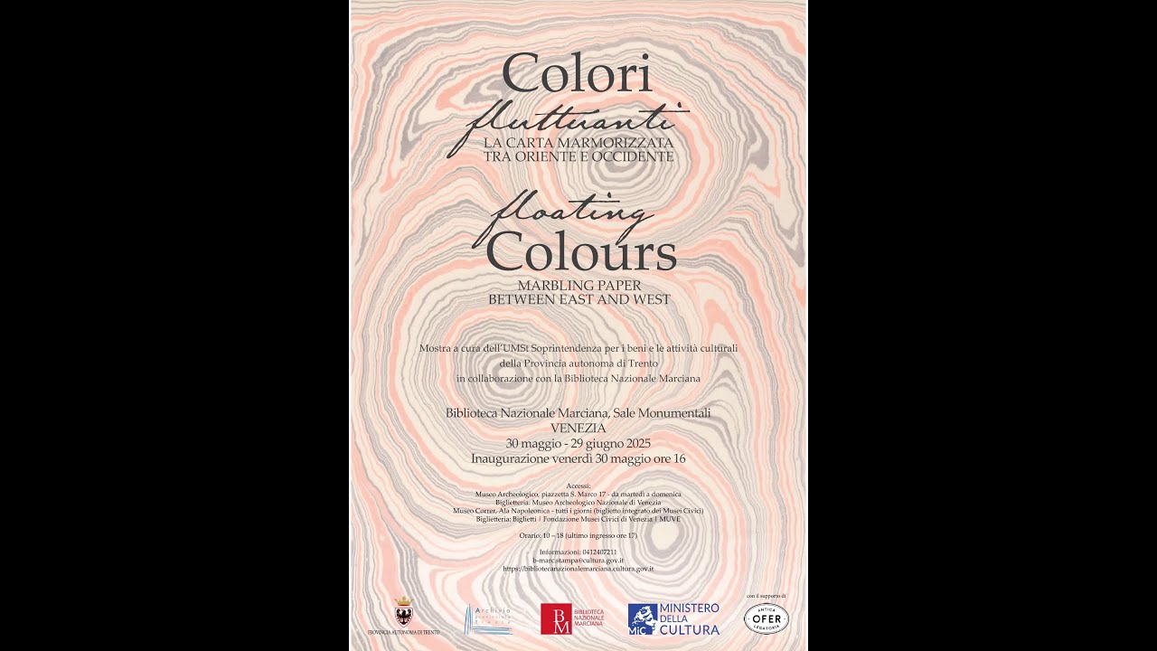 Colori Fluttuanti. La carta marmorizzata tra Oriente e Occidente