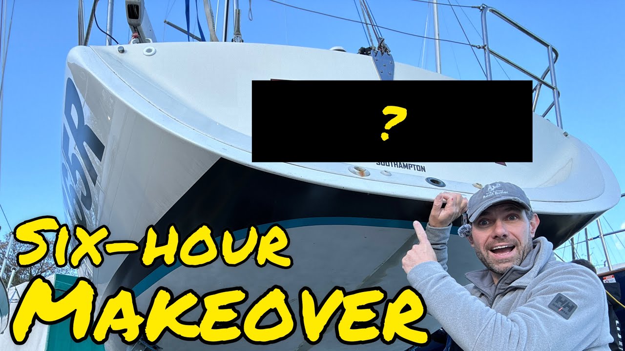 Виниловая пленка, графика, новое имя и брендинг (Raceboat Refit Ep5)