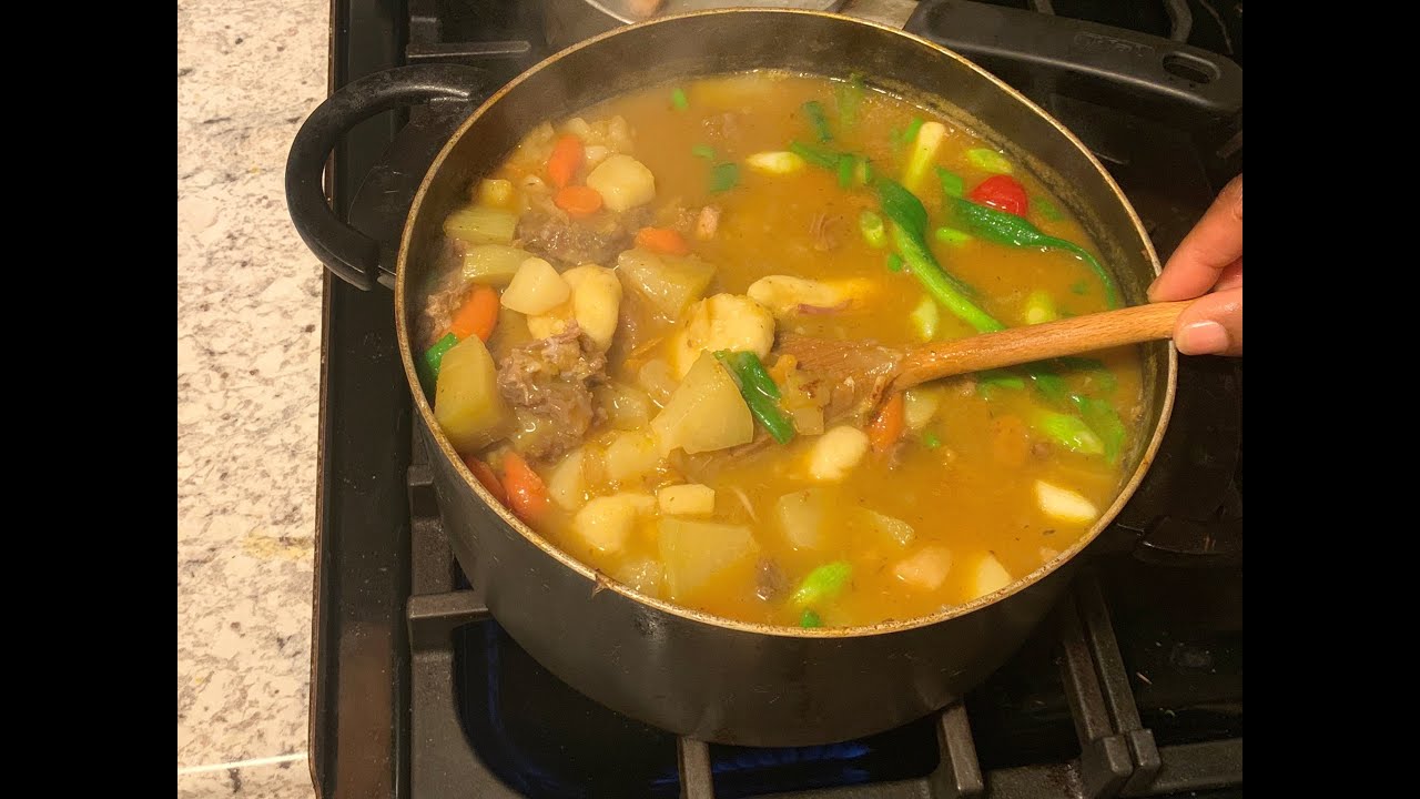 Jamaican Pumpkin Beef Soup Recipe