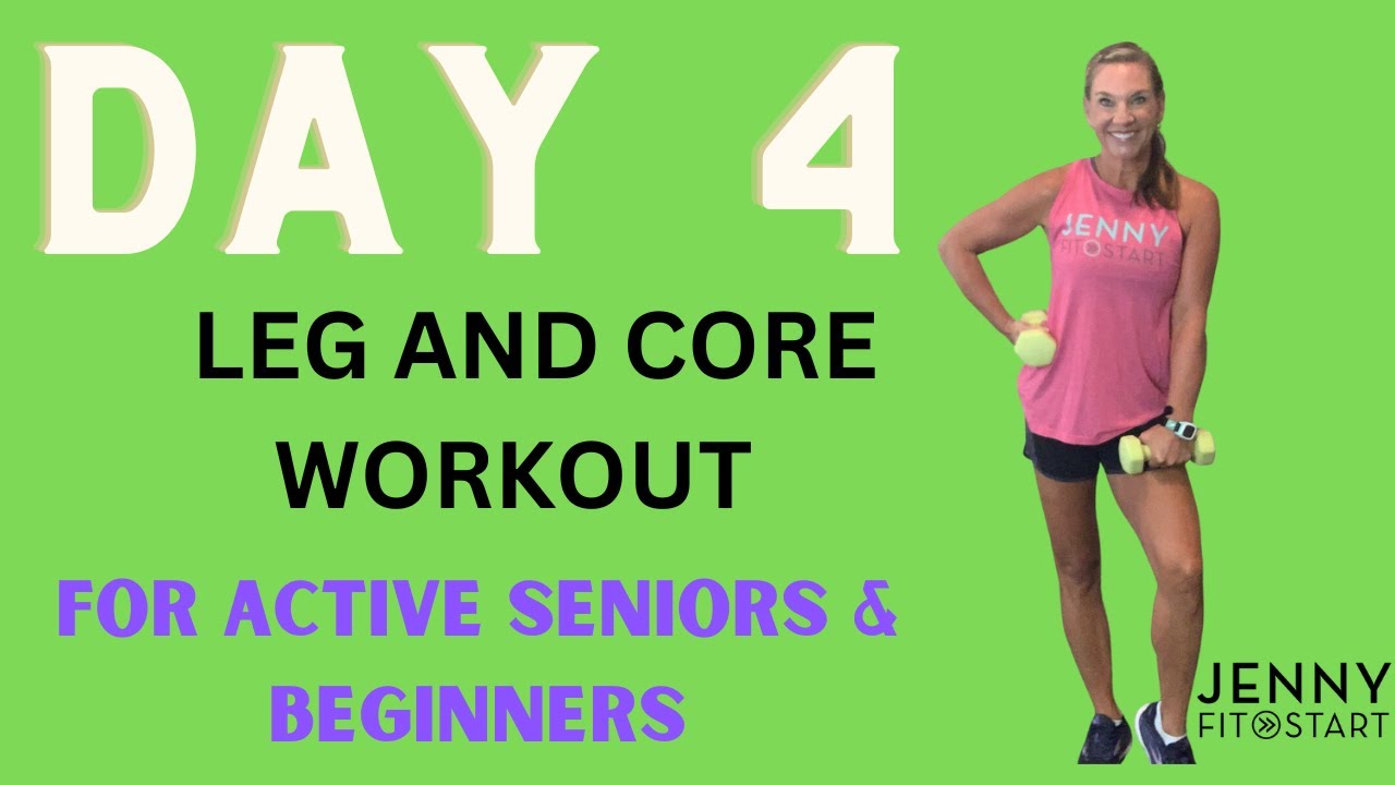DAY 4 - LEGS & CORE!  Tone those legs and abs!