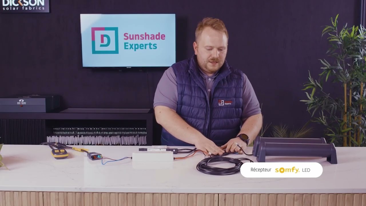 Programmierung des LED-Empfängers Somfy io