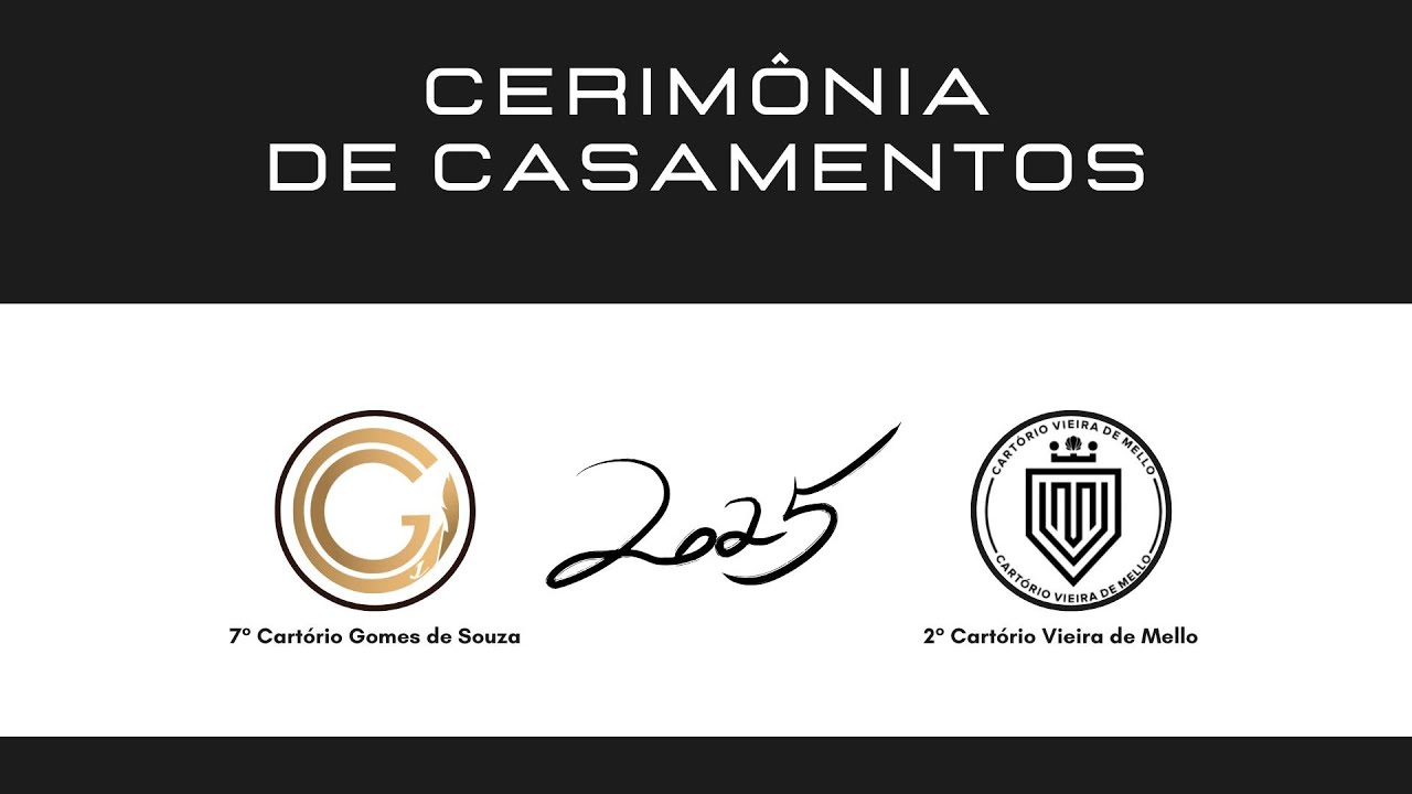 242ª CERIMÔNIA DE CASAMENTO CIVIL - 2º e 7º CARTÓRIOS DE JOÃO PESSOA-PB